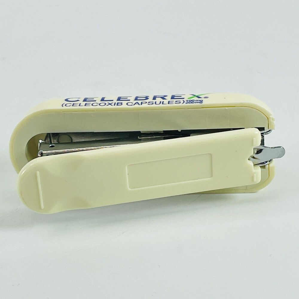 Celebrex Drug Rep Pharmaceutical Advertising Mini Stapler Promo Celecoxib Vtg - Picture 6 of 8
